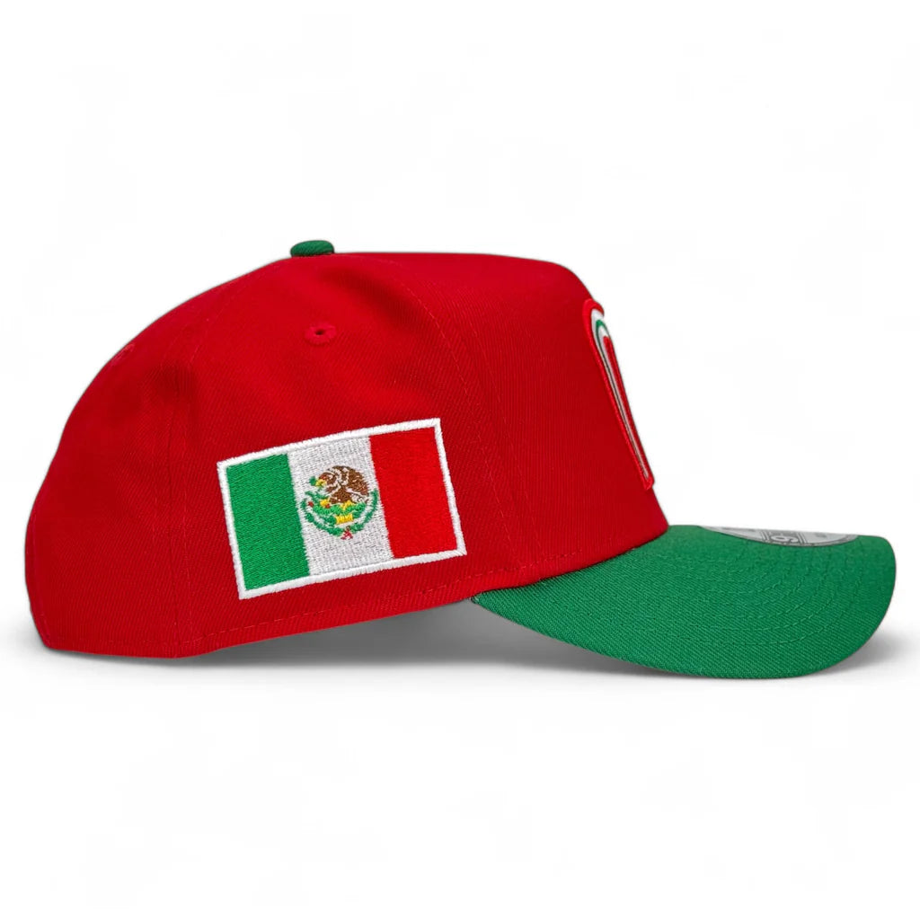GORRA NEW ERA MEXICO WBC 9FORTY A-FRAME ROJA