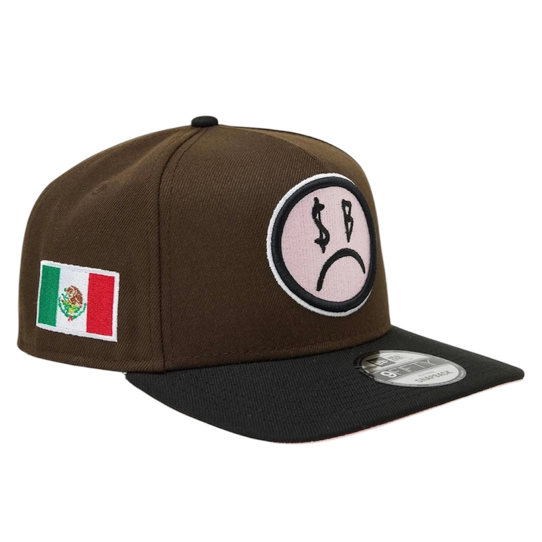 GORRA SAD BOYZ X NEW ERA JUNIOR H 9FIFTY A FRAME BROWN