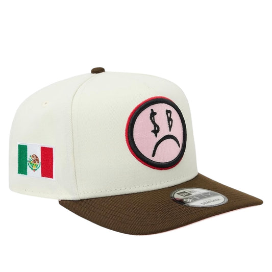 GORRA SAD BOYZ X NEW ERA JUNIOR H 9FIFTY A FRAME BEIGE