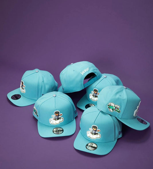 GORRA SAD BOYZ X NEW ERA JUNIOR H 9FIFTY A FRAME BLUE