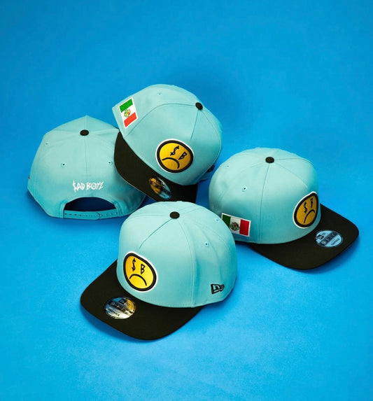 GORRA SAD BOYZ X NEW ERA JUNIOR H 9FIFTY A FRAME BLUE BLACK