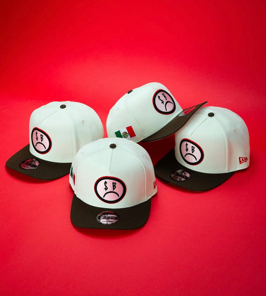 GORRA SAD BOYZ X NEW ERA JUNIOR H 9FIFTY A FRAME BEIGE