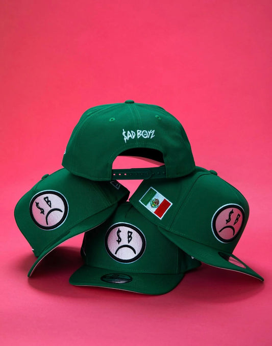 GORRA SAD BOYZ X NEW ERA 9FIFTY A FRAME GREEN