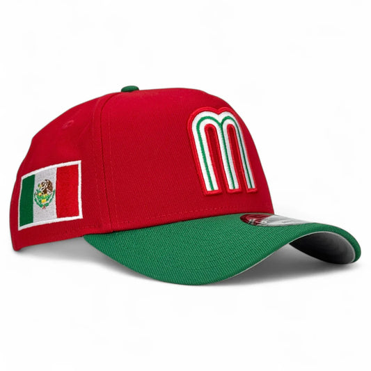 GORRA NEW ERA MEXICO WBC 9FORTY A-FRAME ROJA