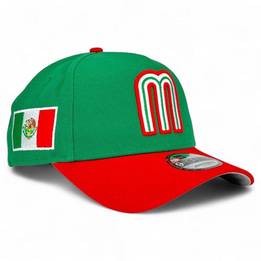 GORRA NEW ERA MEXICO WBC 9FORTY A-FRAME VERDE
